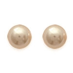 Boucles d'oreilles en argent 925/000 tenant une perle d'imitation de Majorque.