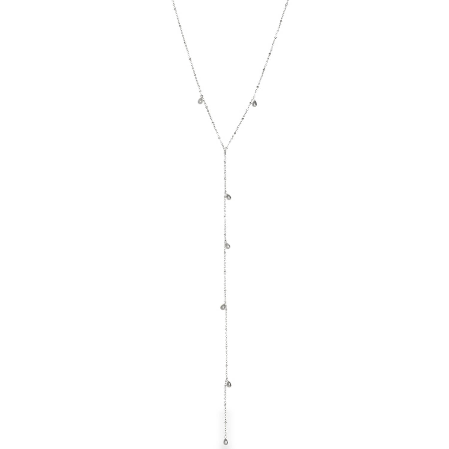 Affirmez votre élégance avec ce collier lariat (ou collier cravate) au design minimaliste et raffiné. Conçu en acier inoxydable de haute qualité, ce bijou allie la finesse d'une chaîne délicate à la modernité d'une silhouette longiligne.<br/>La chaîne est ponctuée de délicates pampilles en forme de gouttes d'eau polies, réparties harmonieusement le long du cou et de la chute pendante.<br/>Un mousqueton sécurisé accompagné d'une chaînette d'extension, permettant d'ajuster parfaitement la taille à votre morphologie. Goutte Adolescent Adulte Femme Fille Indémodable Affirmez votre élégance avec ce collier lariat (ou collier cravate) au design minimaliste et raffiné. Conçu en acier inoxydable de haute qualité, ce bijou allie la finesse d'une chaîne délicate à la modernité d'une silhouette longiligne.<br/>La chaîne est ponctuée de délicates pampilles en forme de gouttes d'eau polies, réparties harmonieusement le long du cou et de la chute pendante.<br/>Un mousqueton sécurisé accompagné d'une chaînette d'extension, permettant d'ajuster parfaitement la taille à votre morphologie. Goutte Adolescent Adulte Femme Fille Indémodable