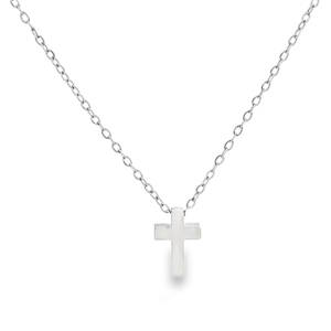 Sublime chaîne en acier argenté, rehaussée d'un pendentif croix délicat. Le design épuré en acier argenté offre un éclat discret. Ce collier, symbole de foi et d'élégance, se porte seul ou s'associe à d'autres bijoux pour un style personnalisé. Un cadeau raffiné, parfait pour toutes les occasions. Fermoir mousqueton avec 5 cm de rallonge.