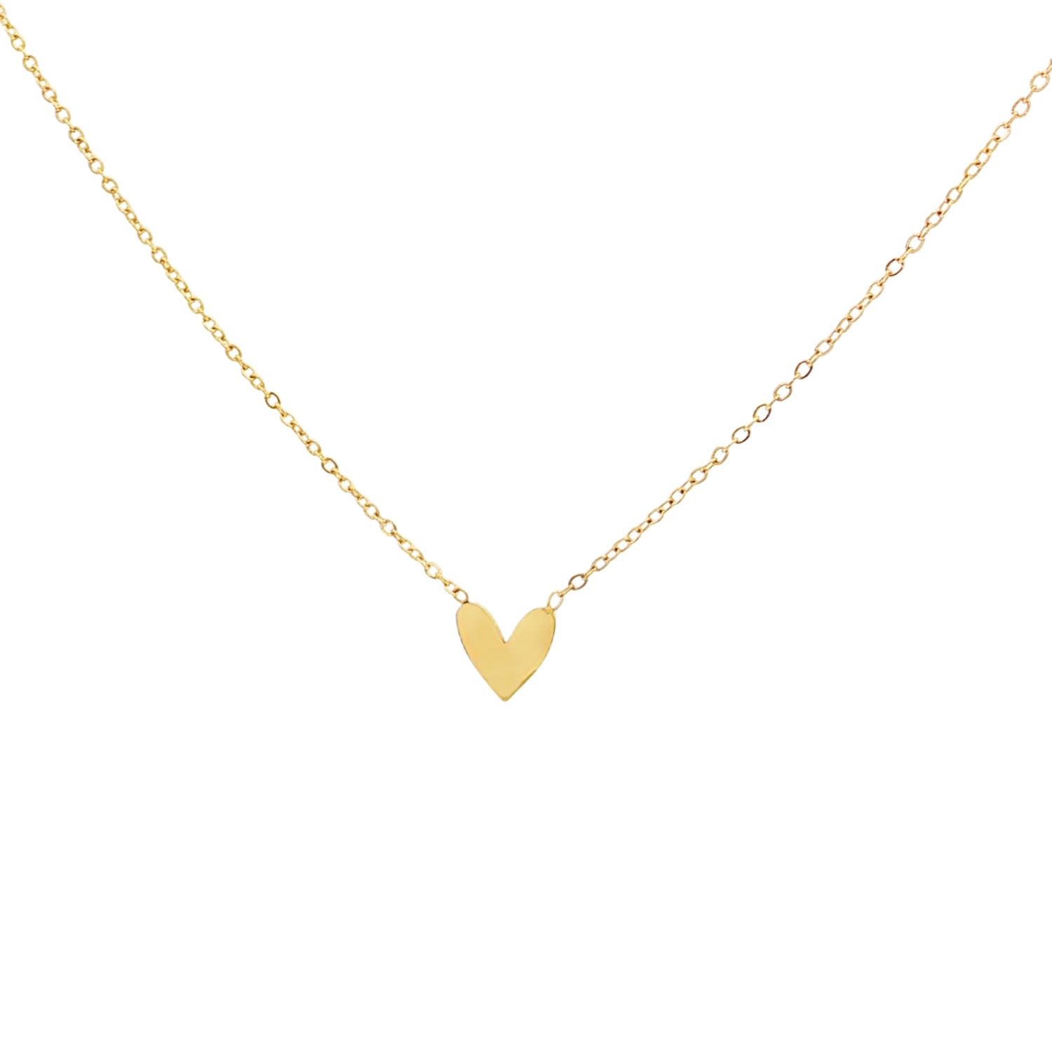 Ce délicat collier, façonné en acier doré, présente une chaîne fine qui enlace gracieusement le cou.<br/>Son pendentif en forme de cœur symbolise l'amour et la tendresse.<br/>Un bijou raffiné, parfait pour ajouter une touche d'éclat discret à toute tenue.<br/>Fermoir mousqueton avec 5 cm de rallonge. Coeur Adolescent Adulte Amour Femme Fille Indémodable Ce délicat collier, façonné en acier doré, présente une chaîne fine qui enlace gracieusement le cou.<br/>Son pendentif en forme de cœur symbolise l'amour et la tendresse.<br/>Un bijou raffiné, parfait pour ajouter une touche d'éclat discret à toute tenue.<br/>Fermoir mousqueton avec 5 cm de rallonge. Coeur Adolescent Adulte Amour Femme Fille Indémodable
