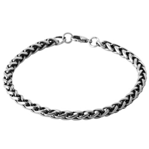 Bracelet pour homme en acier chirurgical 316L.