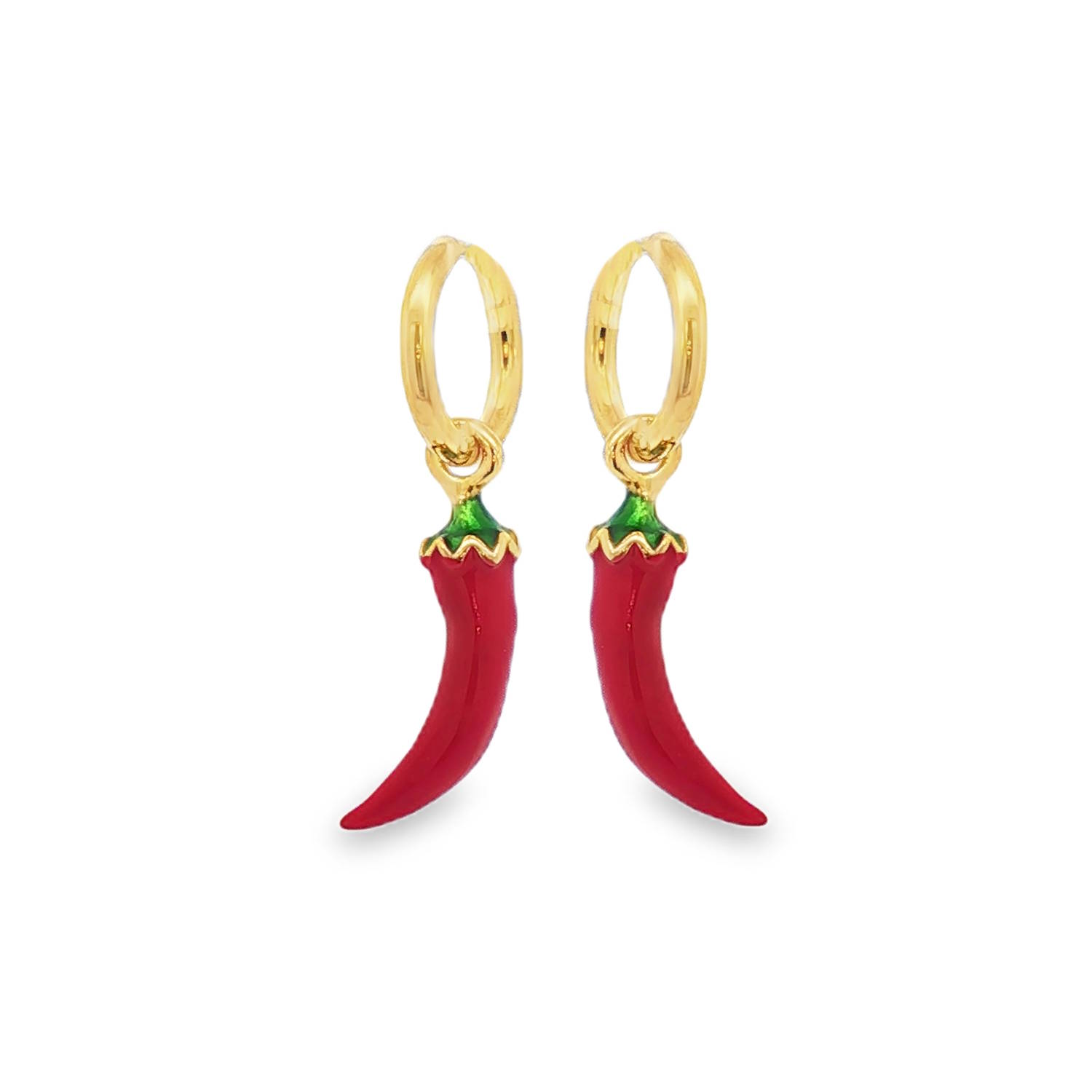 Rehaussez votre style avec cette créole en acier doré, ornée d'un charm audacieux en forme de piment rouge.<br/>Un bijou unique qui capture l'essence de la passion et de l'individualité, parfait pour celles qui aiment se démarquer. Créoles Pendantes Adolescent Adulte Femme Fille Indémodable Nature Rehaussez votre style avec cette créole en acier doré, ornée d'un charm audacieux en forme de piment rouge.<br/>Un bijou unique qui capture l'essence de la passion et de l'individualité, parfait pour celles qui aiment se démarquer. Créoles Pendantes Adolescent Adulte Femme Fille Indémodable Nature