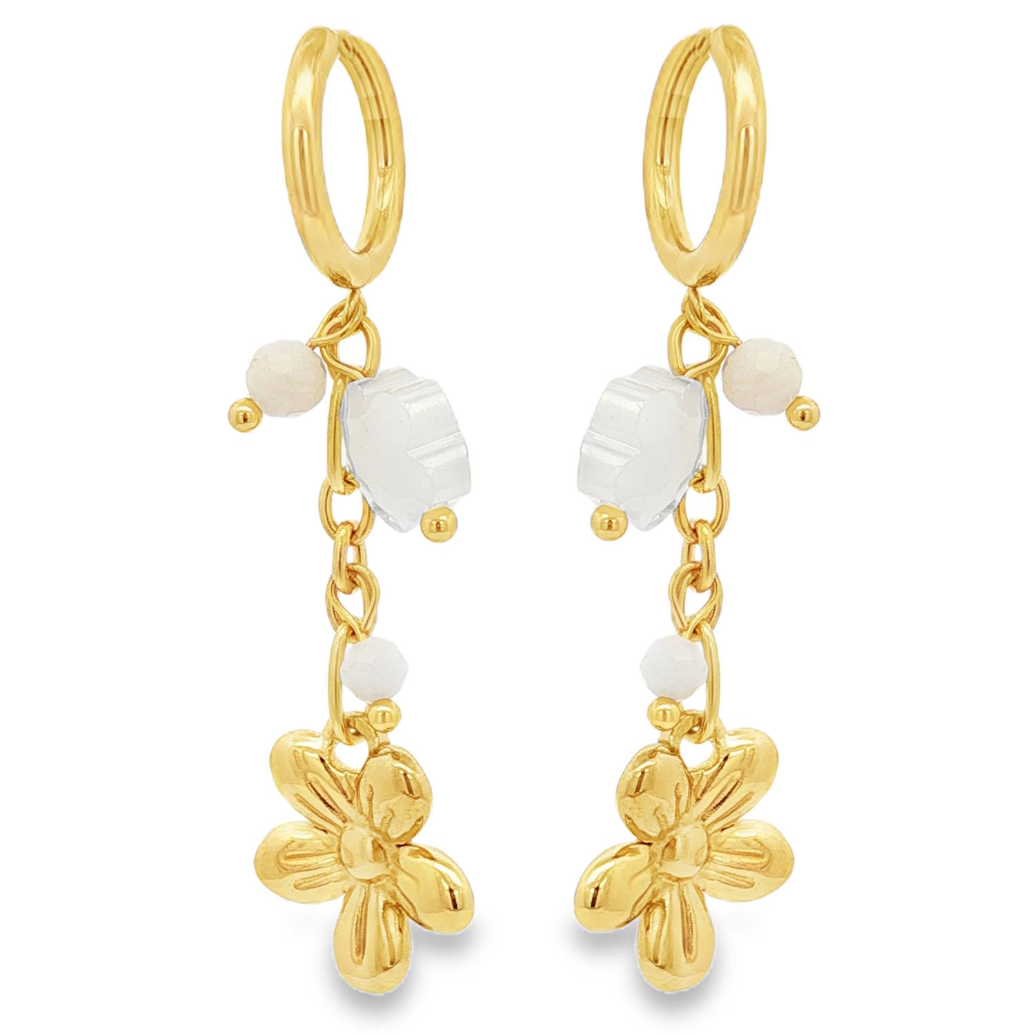 Ces ravissantes boucles d'oreilles créoles pendantes en acier doré captivent par leur design délicat.<br/>Elles arborent des perles fines de forme ronde, taillées en cabochon, qui ajoutent une touche de douceur et de raffinement.<br/>La lumière danse sur leur surface lisse, créant un éclat subtil et élégant<br/>Ces boucles d'oreilles sont le symbole d'une féminité discrète et d'un goût sûr. Créoles Pendantes Perle Adolescent Adulte Femme Fille Fleurs Indémodable Nature Ces ravissantes boucles d'oreilles créoles pendantes en acier doré captivent par leur design délicat.<br/>Elles arborent des perles fines de forme ronde, taillées en cabochon, qui ajoutent une touche de douceur et de raffinement.<br/>La lumière danse sur leur surface lisse, créant un éclat subtil et élégant<br/>Ces boucles d'oreilles sont le symbole d'une féminité discrète et d'un goût sûr. Créoles Pendantes Perle Adolescent Adulte Femme Fille Fleurs Indémodable Nature