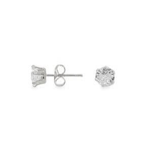 Sublimes boucles d'oreilles puces en acier argenté, serties d'un strass éclatant de taille brillant ronde. Un bijou intemporel et raffiné, symbole d'élégance discrète. Le strass, taillé avec une précision exceptionnelle, capte la lumière et illumine le visage. Parfaits pour toutes les occasions, ces clous d'oreilles apporteront une touche de luxe à votre style.
