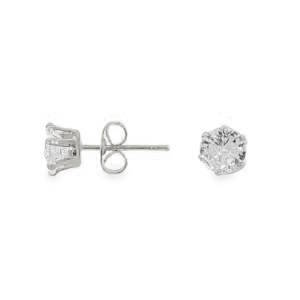 Sublimes boucles d'oreilles puces en acier argenté, serties d'un strass éclatant de taille brillant ronde. Un bijou intemporel et raffiné, symbole d'élégance discrète. Le strass, taillé avec une précision exceptionnelle, capte la lumière et illumine le visage. Parfaits pour toutes les occasions, ces clous d'oreilles apporteront une touche de luxe à votre style.
