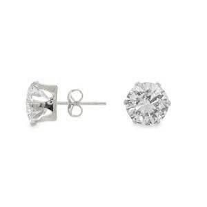 Sublimes boucles d'oreilles puces en acier argenté, serties d'un strass éclatant de taille brillant ronde. Un bijou intemporel et raffiné, symbole d'élégance discrète. Le strass, taillé avec une précision exceptionnelle, capte la lumière et illumine le visage. Parfaits pour toutes les occasions, ces clous d'oreilles apporteront une touche de luxe à votre style.