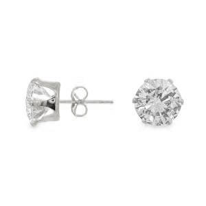 Sublimes boucles d'oreilles puces en acier argenté, serties d'un strass éclatant de taille brillant ronde. Un bijou intemporel et raffiné, symbole d'élégance discrète. Le strass, taillé avec une précision exceptionnelle, capte la lumière et illumine le visage. Parfaits pour toutes les occasions, ces clous d'oreilles apporteront une touche de luxe à votre style.
