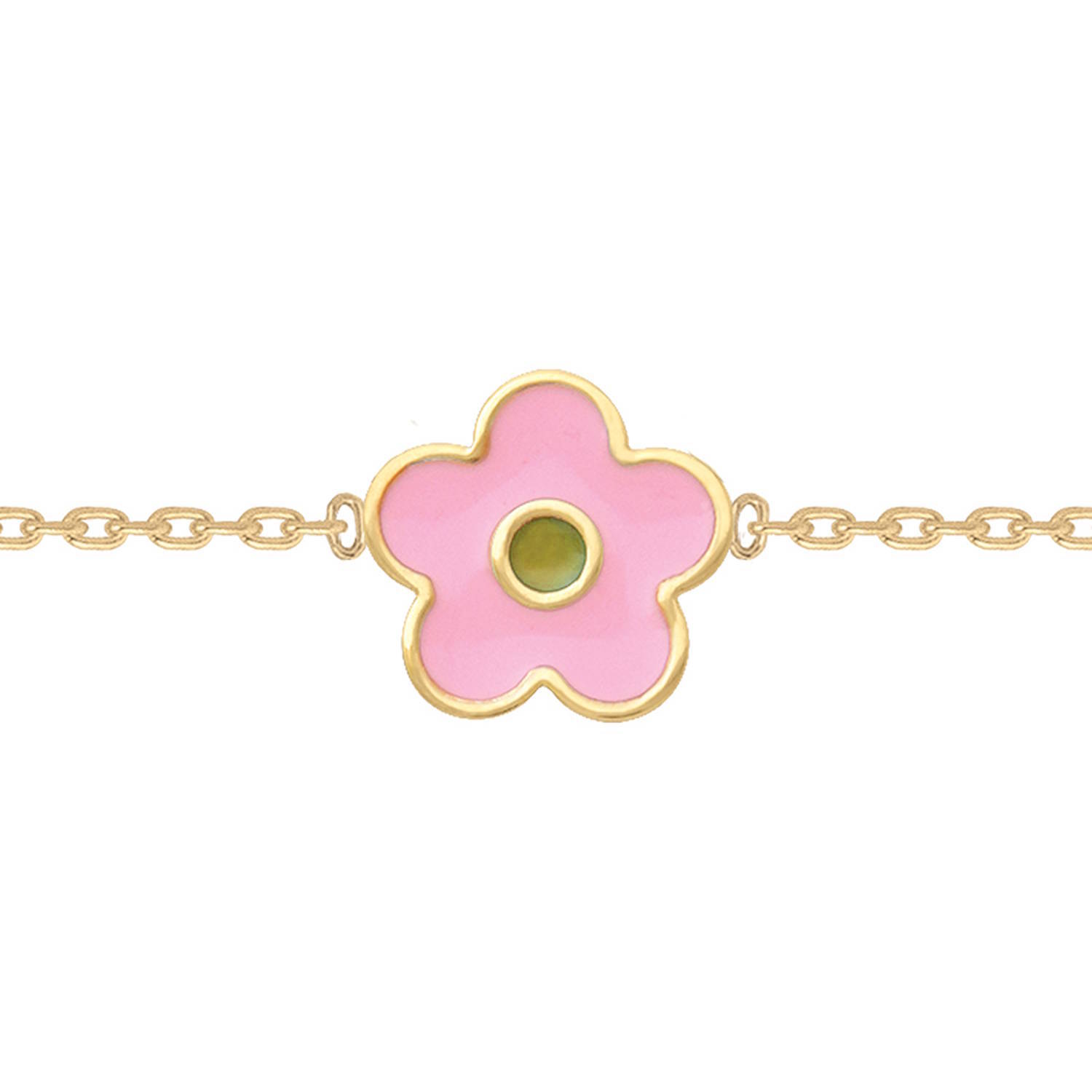 Sublime bracelet en plaqué or jaune 18 carats, un bijou délicat et raffiné.<br/>Idéale pour ajouter une touche d'éclat discrète à votre quotidien ou pour compléter une tenue élégante.<br/>Son design minimaliste en fait un accessoire intemporel, parfait pour toutes les occasions.<br/>Fermoir anneau ressort avec anneaux de rappel à 13 et 15 cm. Adolescent Enfant Femme Fille Fleurs Indémodable Nature Sublime bracelet en plaqué or jaune 18 carats, un bijou délicat et raffiné.<br/>Idéale pour ajouter une touche d'éclat discrète à votre quotidien ou pour compléter une tenue élégante.<br/>Son design minimaliste en fait un accessoire intemporel, parfait pour toutes les occasions.<br/>Fermoir anneau ressort avec anneaux de rappel à 13 et 15 cm. Adolescent Enfant Femme Fille Fleurs Indémodable Nature