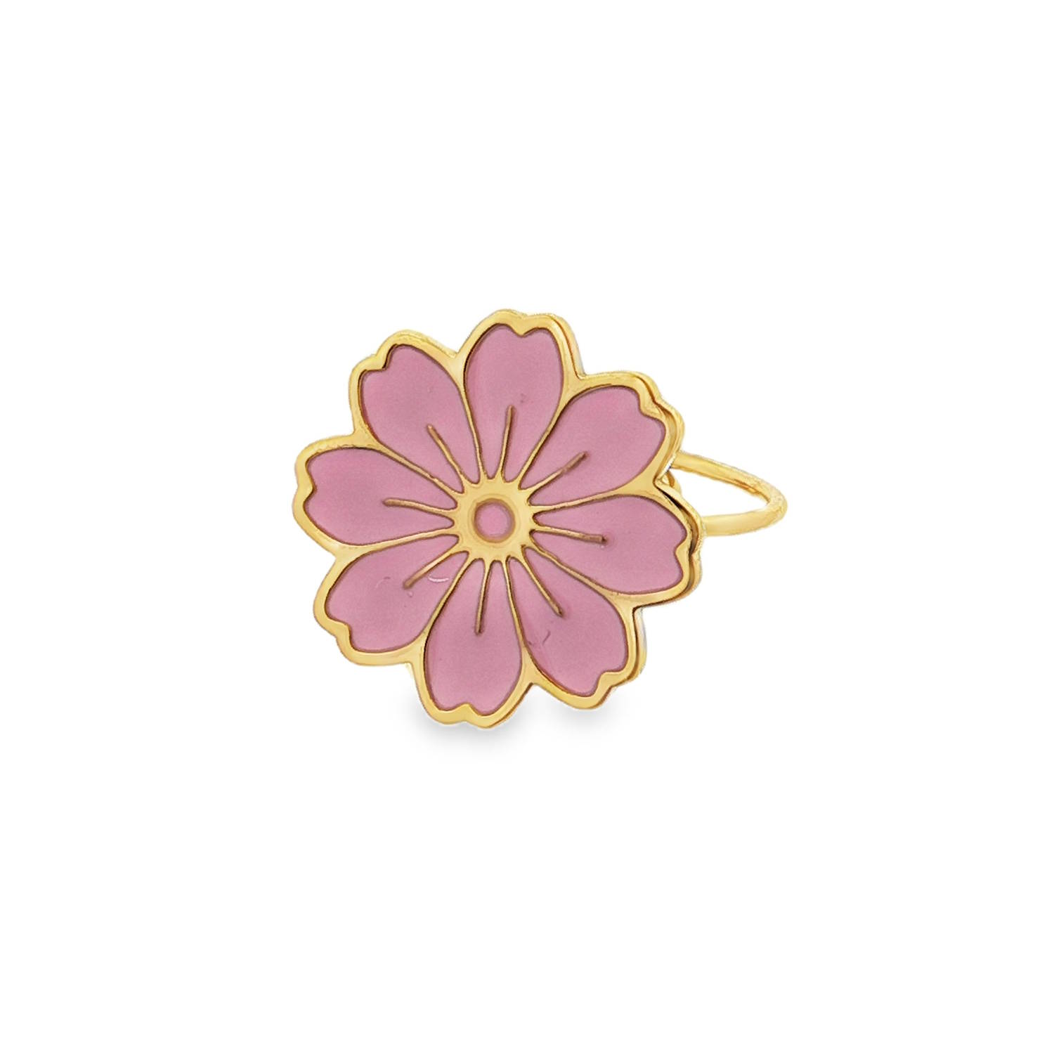 Cette bague délicate, façonnée en acier doré éclatant, capture l'essence de la féminité avec son motif floral épuré.<br/>Le design émaillé rose ajoute une touche de fraîcheur et de sophistication, faisant de cette bague un accessoire parfait pour rehausser votre élégance quotidienne. Un bijou intemporel qui célèbre la beauté des détails.<br/>Taille ajustable. Adolescent Adulte Femme Fille Fleurs Indémodable Nature Cette bague délicate, façonnée en acier doré éclatant, capture l'essence de la féminité avec son motif floral épuré.<br/>Le design émaillé rose ajoute une touche de fraîcheur et de sophistication, faisant de cette bague un accessoire parfait pour rehausser votre élégance quotidienne. Un bijou intemporel qui célèbre la beauté des détails.<br/>Taille ajustable. Adolescent Adulte Femme Fille Fleurs Indémodable Nature