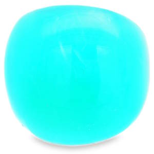 Cette bague bandeau moderne, façonnée dans un matériau non métallique d'une couleur turquoise éclatante, offre une esthétique minimaliste. Son design épuré, sans dessins ni inscriptions, en fait un accessoire versatile. Une pièce de déclaration qui allie simplicité et style contemporain. Taille 8 unique.