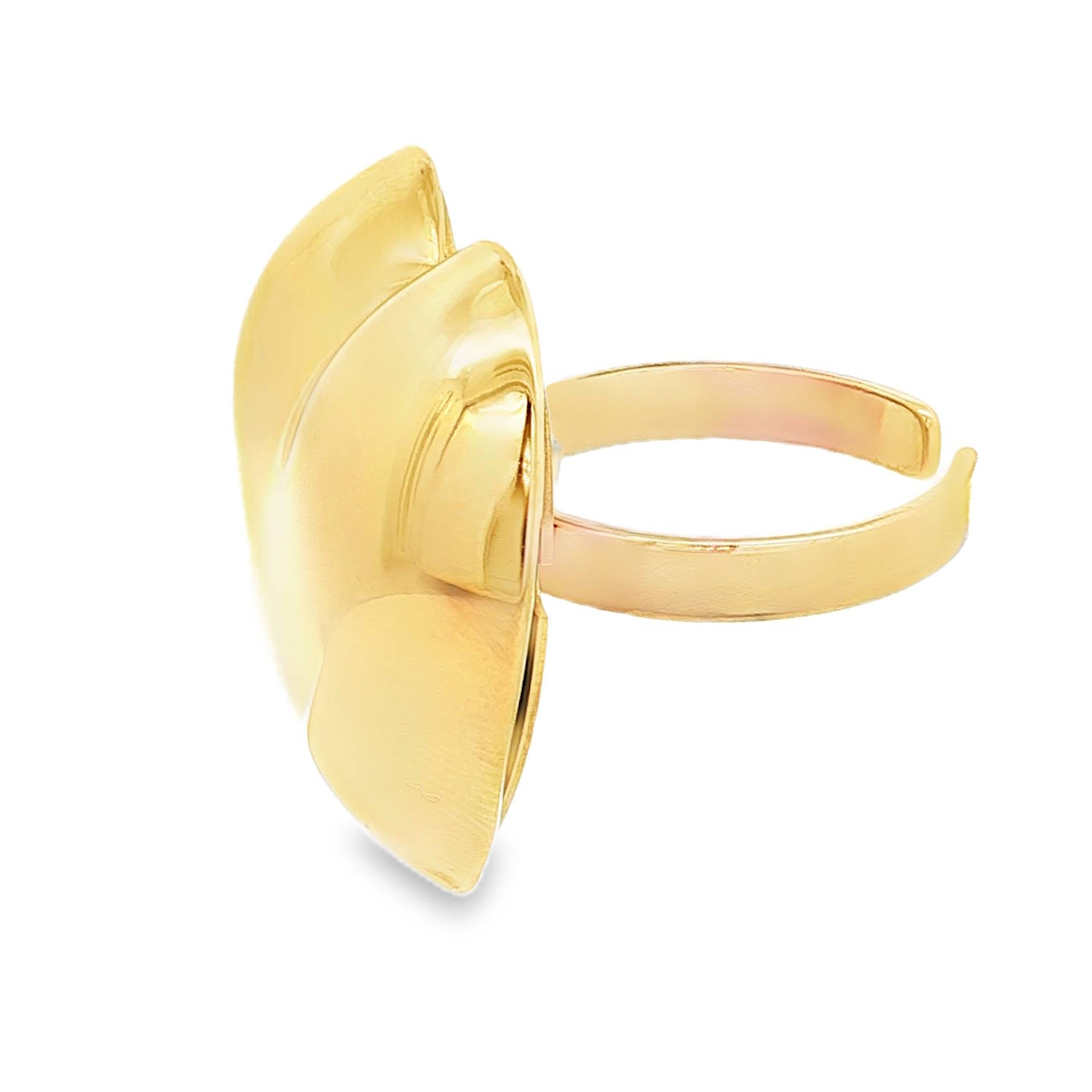 Cette ravissante bague en forme de cœur, réalisée en acier doré éclatant, incarne l'élégance intemporelle.<br/>Son design simple et raffiné en fait un bijou polyvalent, parfait pour exprimer l'amour et l'affection.<br/>Taille ajustable. Coeur Adolescent Adulte Amour Femme Fille Indémodable Cette ravissante bague en forme de cœur, réalisée en acier doré éclatant, incarne l'élégance intemporelle.<br/>Son design simple et raffiné en fait un bijou polyvalent, parfait pour exprimer l'amour et l'affection.<br/>Taille ajustable. Coeur Adolescent Adulte Amour Femme Fille Indémodable