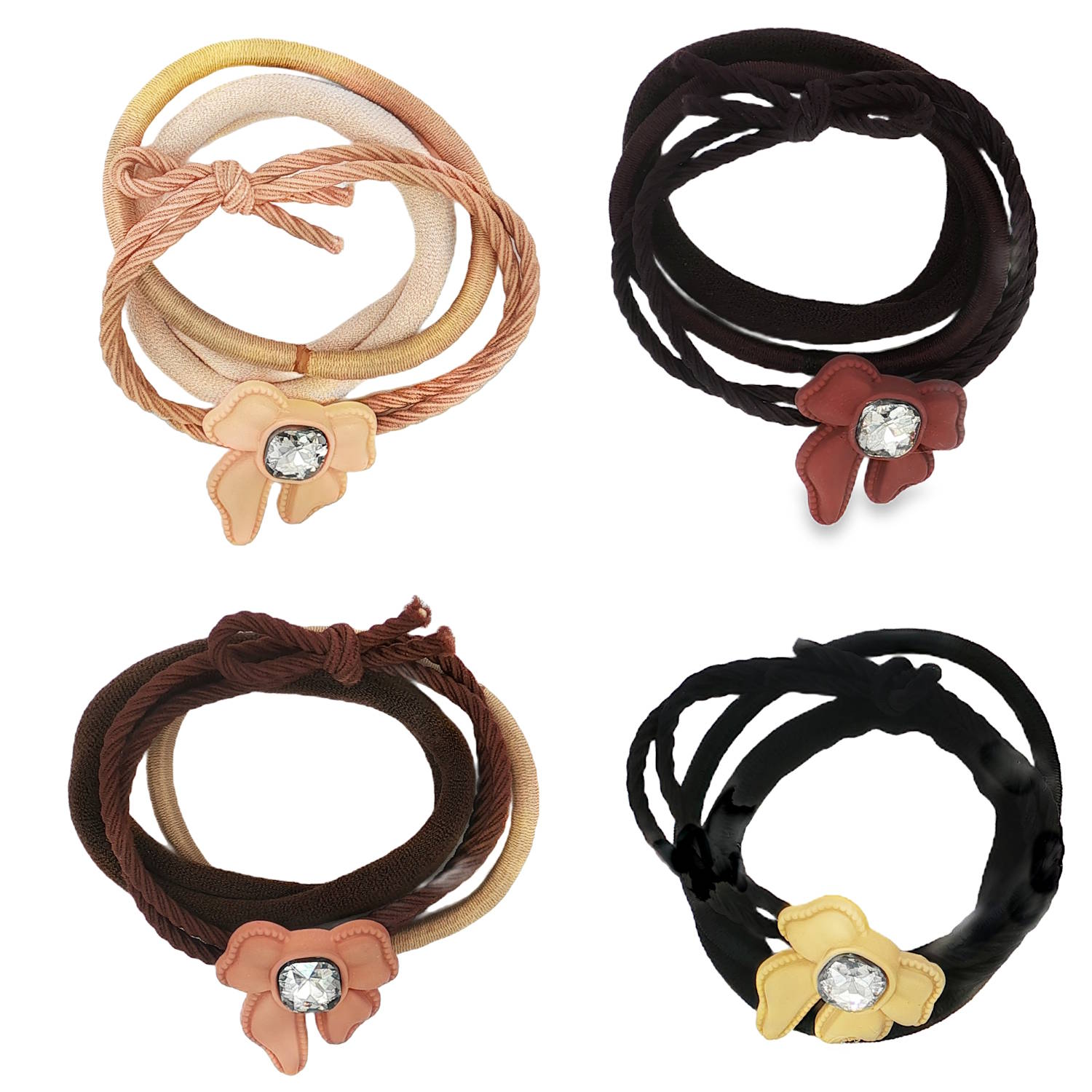 Lot de 3 élastique à cheveux ornés d'un noeud papillon serti d'un cristal.<br/>Accessoire fantaisie idéal pour ajouter une touche ludique à votre coiffure, parfait pour les enfants et les jeunes adultes.<br/>4 coloris différents.<br/>Vendu par lot de 3. Votre préférence en commentaires. Elastique Lot Noeud Adolescent Enfant Fille Indémodable Lot de 3 élastique à cheveux ornés d'un noeud papillon serti d'un cristal.<br/>Accessoire fantaisie idéal pour ajouter une touche ludique à votre coiffure, parfait pour les enfants et les jeunes adultes.<br/>4 coloris différents.<br/>Vendu par lot de 3. Votre préférence en commentaires. Elastique Lot Noeud Adolescent Enfant Fille Indémodable