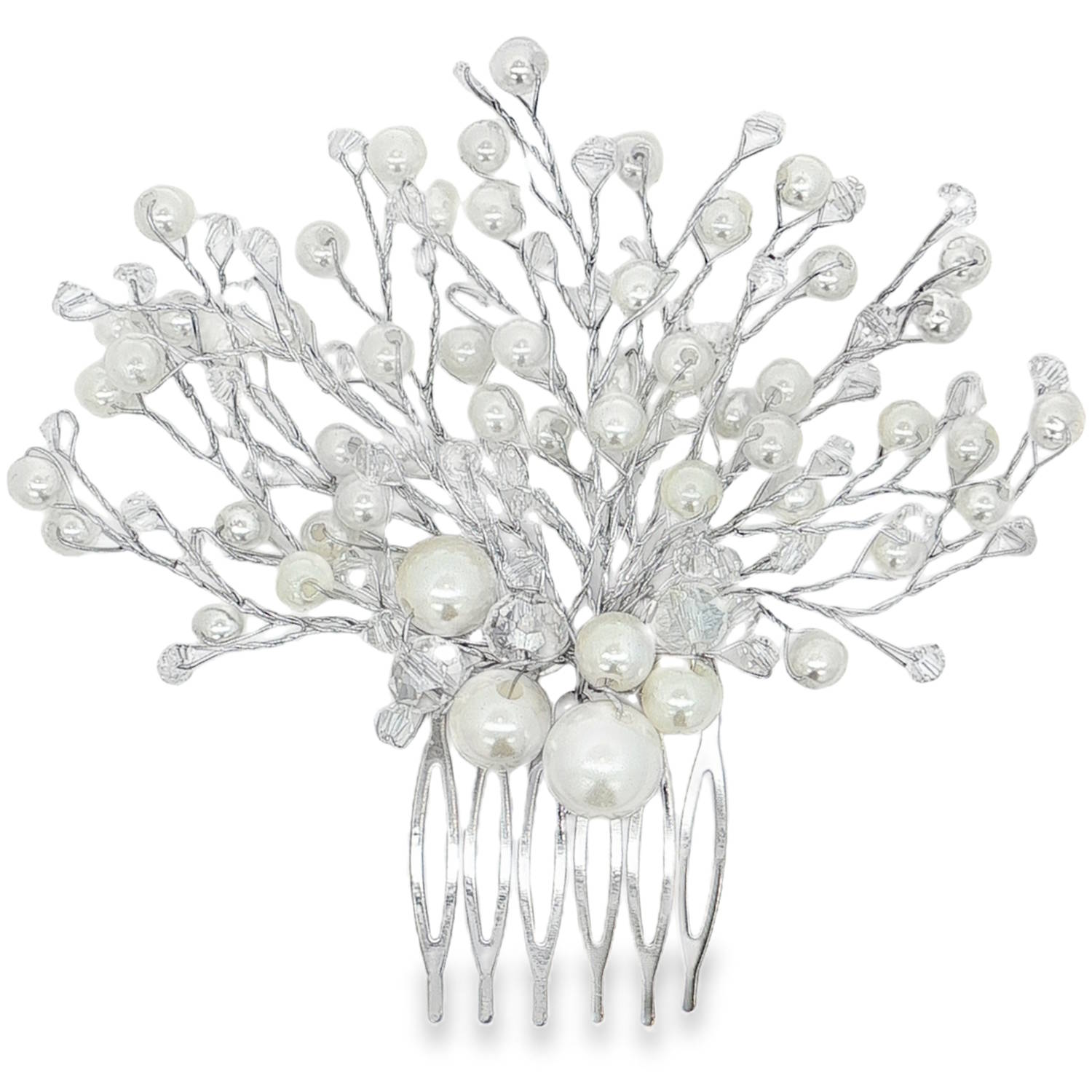 Rehaussez votre coiffure avec ce peigne à cheveux délicate, ornée de perles nacrées.<br/>Une touche de sophistication pour un mariage, une soirée ou tout événement spécial.<br/>Les perles, soigneusement disposées, captent la lumière et illuminent votre chevelure. Perle Adolescent Adulte Femme Fiançailles Fille Fleurs Indémodable Mariage Nature Rehaussez votre coiffure avec ce peigne à cheveux délicate, ornée de perles nacrées.<br/>Une touche de sophistication pour un mariage, une soirée ou tout événement spécial.<br/>Les perles, soigneusement disposées, captent la lumière et illuminent votre chevelure. Perle Adolescent Adulte Femme Fiançailles Fille Fleurs Indémodable Mariage Nature