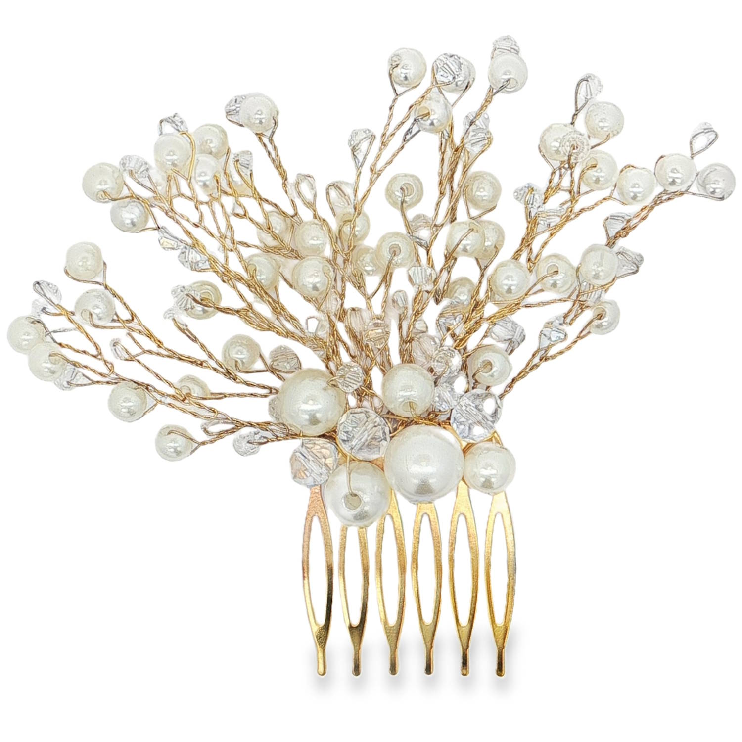 Rehaussez votre coiffure avec ce peigne à cheveux délicate, ornée de perles nacrées.<br/>Une touche de sophistication pour un mariage, une soirée ou tout événement spécial.<br/>Les perles, soigneusement disposées, captent la lumière et illuminent votre chevelure. Perle Adolescent Adulte Femme Fiançailles Fille Fleurs Indémodable Mariage Nature Rehaussez votre coiffure avec ce peigne à cheveux délicate, ornée de perles nacrées.<br/>Une touche de sophistication pour un mariage, une soirée ou tout événement spécial.<br/>Les perles, soigneusement disposées, captent la lumière et illuminent votre chevelure. Perle Adolescent Adulte Femme Fiançailles Fille Fleurs Indémodable Mariage Nature