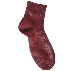 Paire de chaussettes scintillantes avec l'inscription Boudeuse.