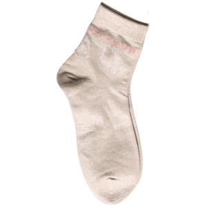 Paire de chaussettes scintillantes avec l'inscription Craquante.