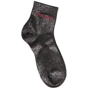 Paire de chaussettes scintillantes avec l'inscription Craquante.