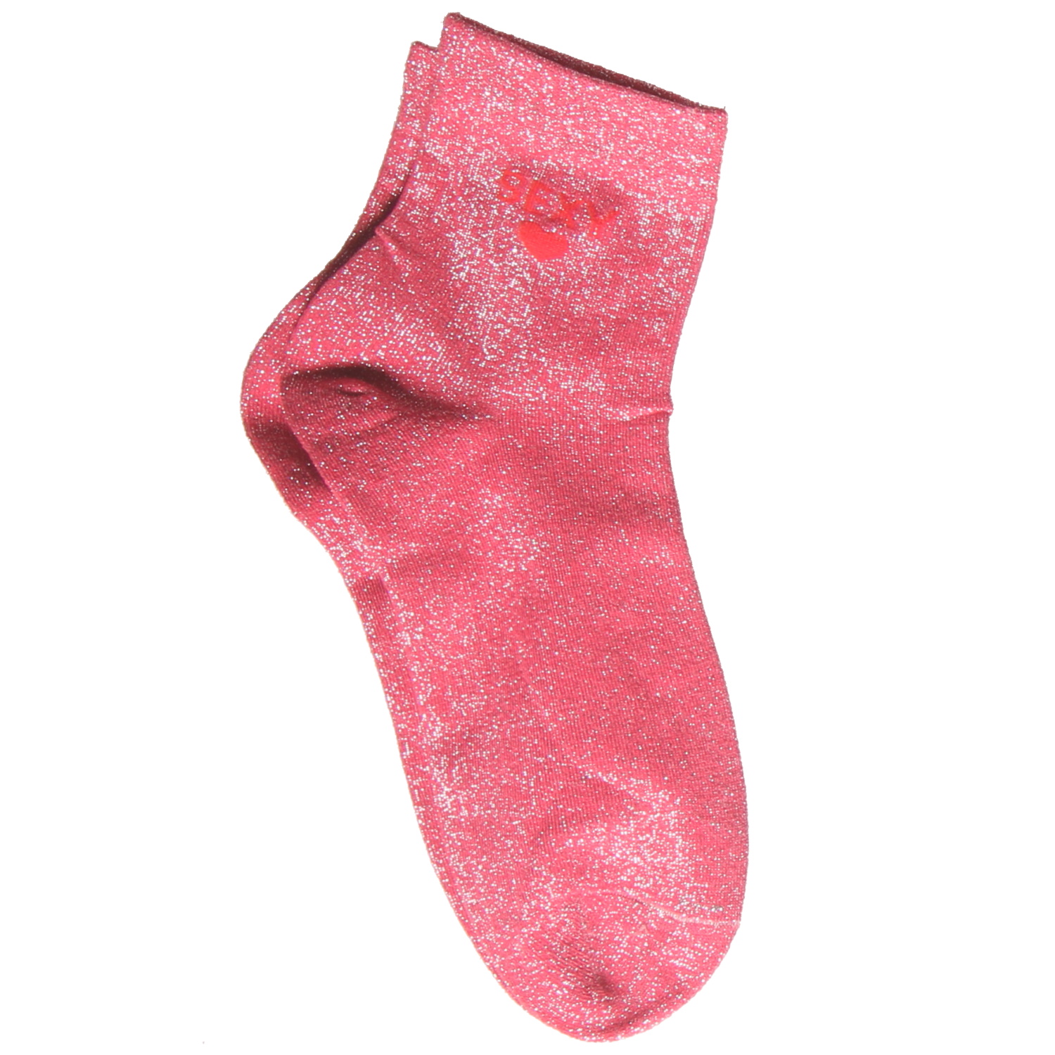 Ces chaussettes se distinguent par leur aspect vibrant et festif. Elles arborent une teinte rose fuchsia intense, rehaussée par une finition pailletée ou métallisée (style lurex) qui couvre l'ensemble du tissu, leur donnant un éclat scintillant sous la lumière.<br/>Sur le côté de la cheville, on retrouve une broderie délicate en fil rouge comprenant le mot SEXY surmontant un petit cœur plein.<br/>70% Polyester 30% Elasthanne.
Coeur Adolescent Adulte Amour Femme Fille Indémodable Message Ces chaussettes se distinguent par leur aspect vibrant et festif. Elles arborent une teinte rose fuchsia intense, rehaussée par une finition pailletée ou métallisée (style lurex) qui couvre l'ensemble du tissu, leur donnant un éclat scintillant sous la lumière.<br/>Sur le côté de la cheville, on retrouve une broderie délicate en fil rouge comprenant le mot SEXY surmontant un petit cœur plein.<br/>70% Polyester 30% Elasthanne.
Coeur Adolescent Adulte Amour Femme Fille Indémodable Message