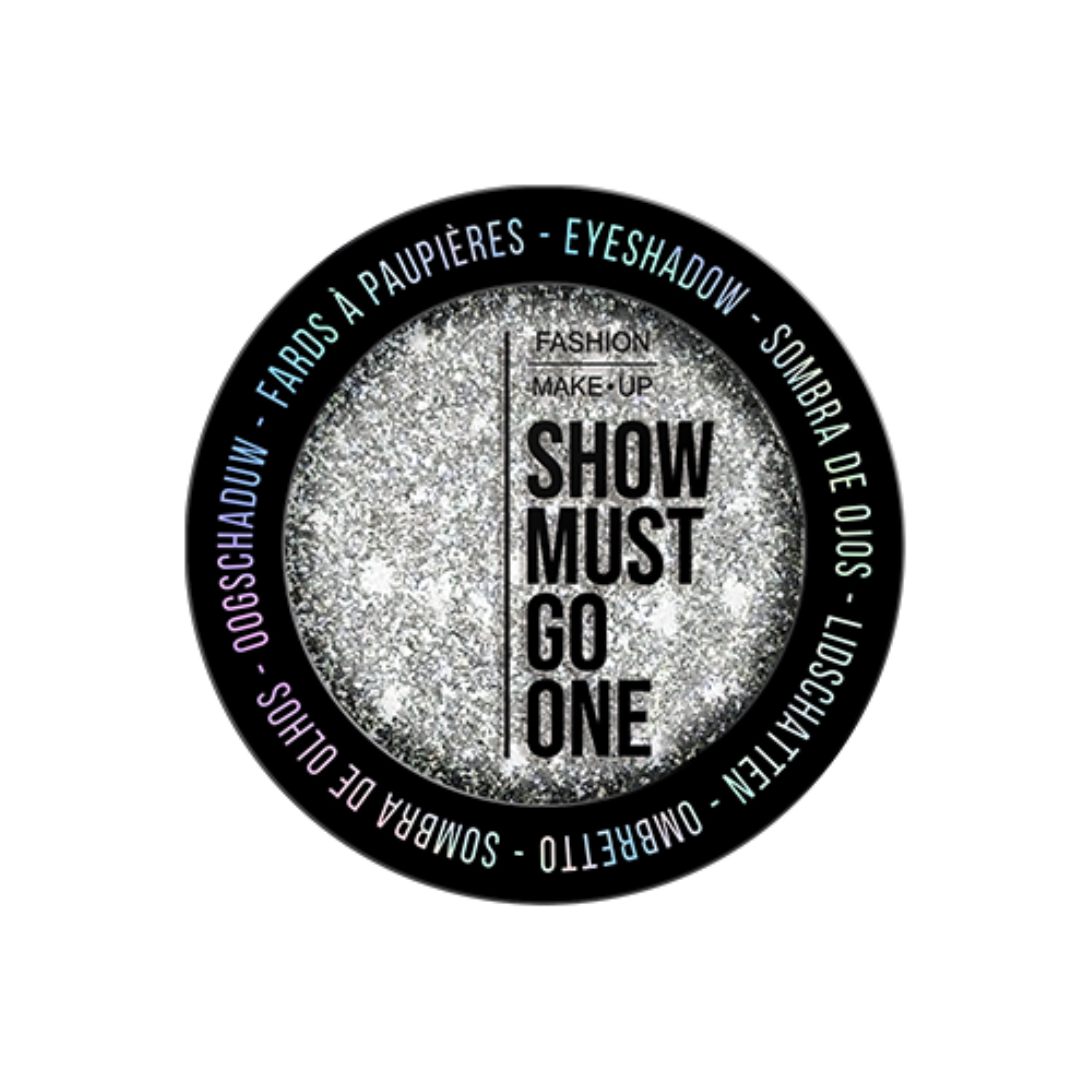 Ombre à paupières Show must go one Silver stone.<br/>Offrez-vous un regard de star avec un fini précieux emblématique avec nos ombres à paupières SHOW MUST GO ONE !<br/>Ombre à paupières pailletée avec forte concentration en pigments et adhérence impeccable pour un effet brillant 3D immédiat.<br/>Facile à appliquer - et à utilisation à sec seulement- cette ombre à paupières offre une texture soyeuse et légère enrichie en micro-particules réfléchissantes, pour un effet brillant extrême et une sensation agréable sur la peau. Adolescent Adulte Femme Fille Indémodable Ombre à paupières Show must go one Silver stone.<br/>Offrez-vous un regard de star avec un fini précieux emblématique avec nos ombres à paupières SHOW MUST GO ONE !<br/>Ombre à paupières pailletée avec forte concentration en pigments et adhérence impeccable pour un effet brillant 3D immédiat.<br/>Facile à appliquer - et à utilisation à sec seulement- cette ombre à paupières offre une texture soyeuse et légère enrichie en micro-particules réfléchissantes, pour un effet brillant extrême et une sensation agréable sur la peau. Adolescent Adulte Femme Fille Indémodable