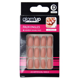 Boîte de 24 faux ongles. Des faux ongles pour changer de manucure en un clin d’œil. Quelle que soit la taille de votre ongle, vous pouvez choisir le faux ongle le plus approprié pour vous. 24 faux ongles par boite + adhésifs.