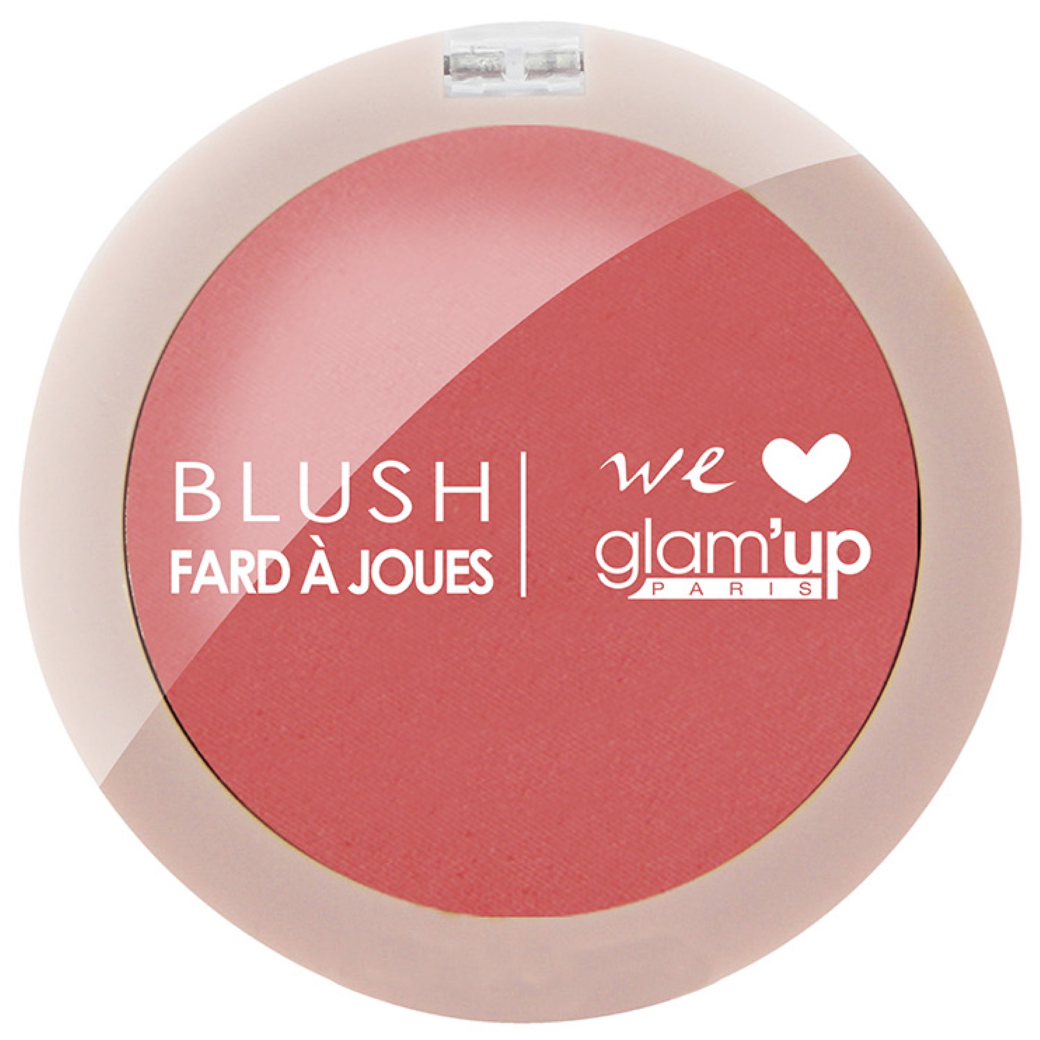 Fard à joues blush We Love Bois de rose.<br/>Le blush Glam’Up Paris offre un effet « bonne mine», il permet de sculpter les joues et de modeler le visage.<br/>Un blush au toucher doux et soyeux au fini satiné qui fond sur la peau et se décline en quatre teintes pétillantes.<br/>Délicates ou plus intenses, les nuances s’appliquent tout simplement
Mates et lumineuses, elles sculptent et rehaussent les pommettes de façon naturelle pour un effet bonne mine Adolescent Adulte Femme Fille Indémodable Fard à joues blush We Love Bois de rose.<br/>Le blush Glam’Up Paris offre un effet « bonne mine», il permet de sculpter les joues et de modeler le visage.<br/>Un blush au toucher doux et soyeux au fini satiné qui fond sur la peau et se décline en quatre teintes pétillantes.<br/>Délicates ou plus intenses, les nuances s’appliquent tout simplement
Mates et lumineuses, elles sculptent et rehaussent les pommettes de façon naturelle pour un effet bonne mine Adolescent Adulte Femme Fille Indémodable