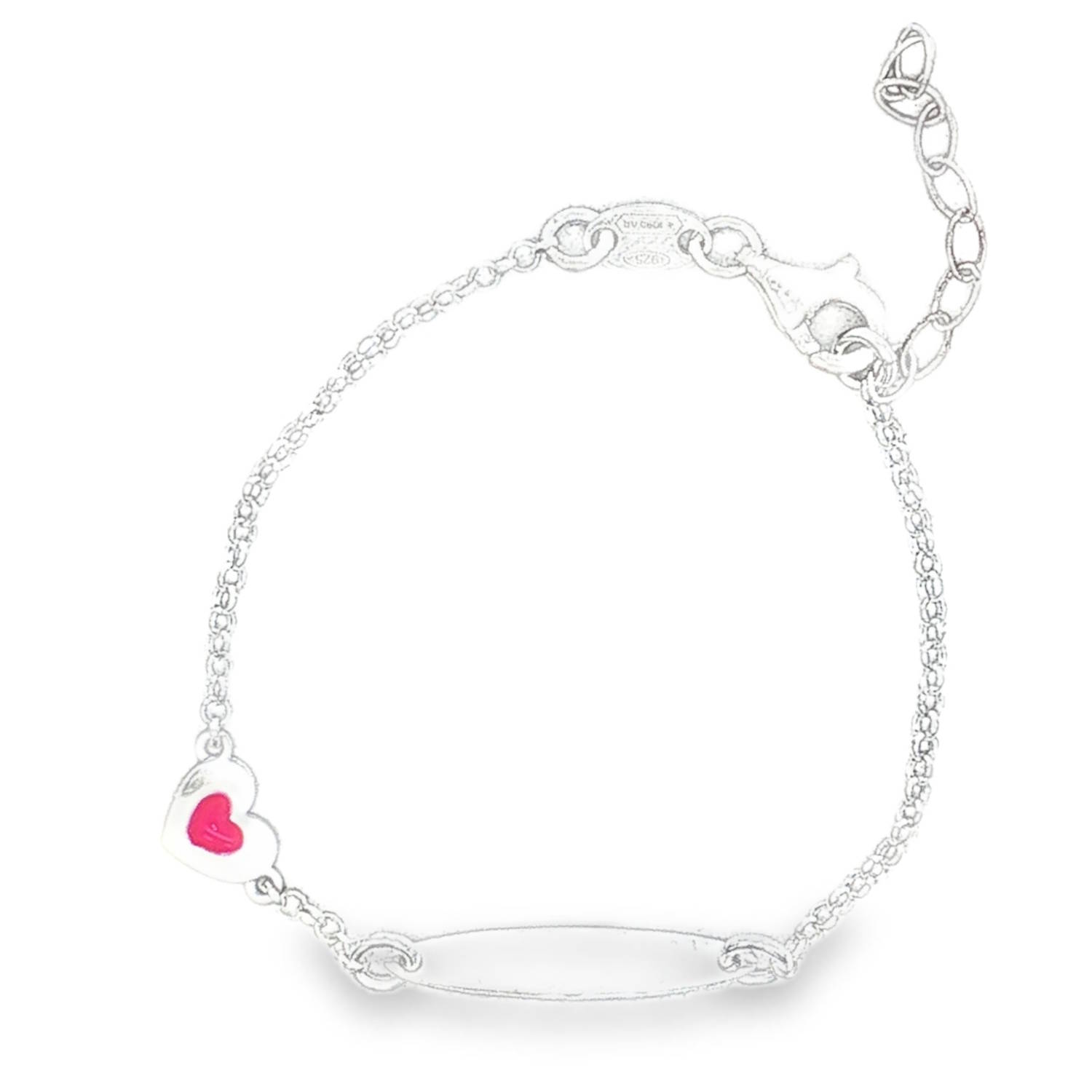 Ce délicat bracelet chaîne en argent 925/000 est un bijou charmant pour les enfants.<br/>Doté d'une plaque personnalisable et orné d'un motif de cœur, il allie élégance et fantaisie.<br/>Un accessoire adorable, parfait pour ajouter une touche de tendresse à leur quotidien. Coeur Adolescent Amour Enfant Femme Fille Gravure Indémodable Ce délicat bracelet chaîne en argent 925/000 est un bijou charmant pour les enfants.<br/>Doté d'une plaque personnalisable et orné d'un motif de cœur, il allie élégance et fantaisie.<br/>Un accessoire adorable, parfait pour ajouter une touche de tendresse à leur quotidien. Coeur Adolescent Amour Enfant Femme Fille Gravure Indémodable