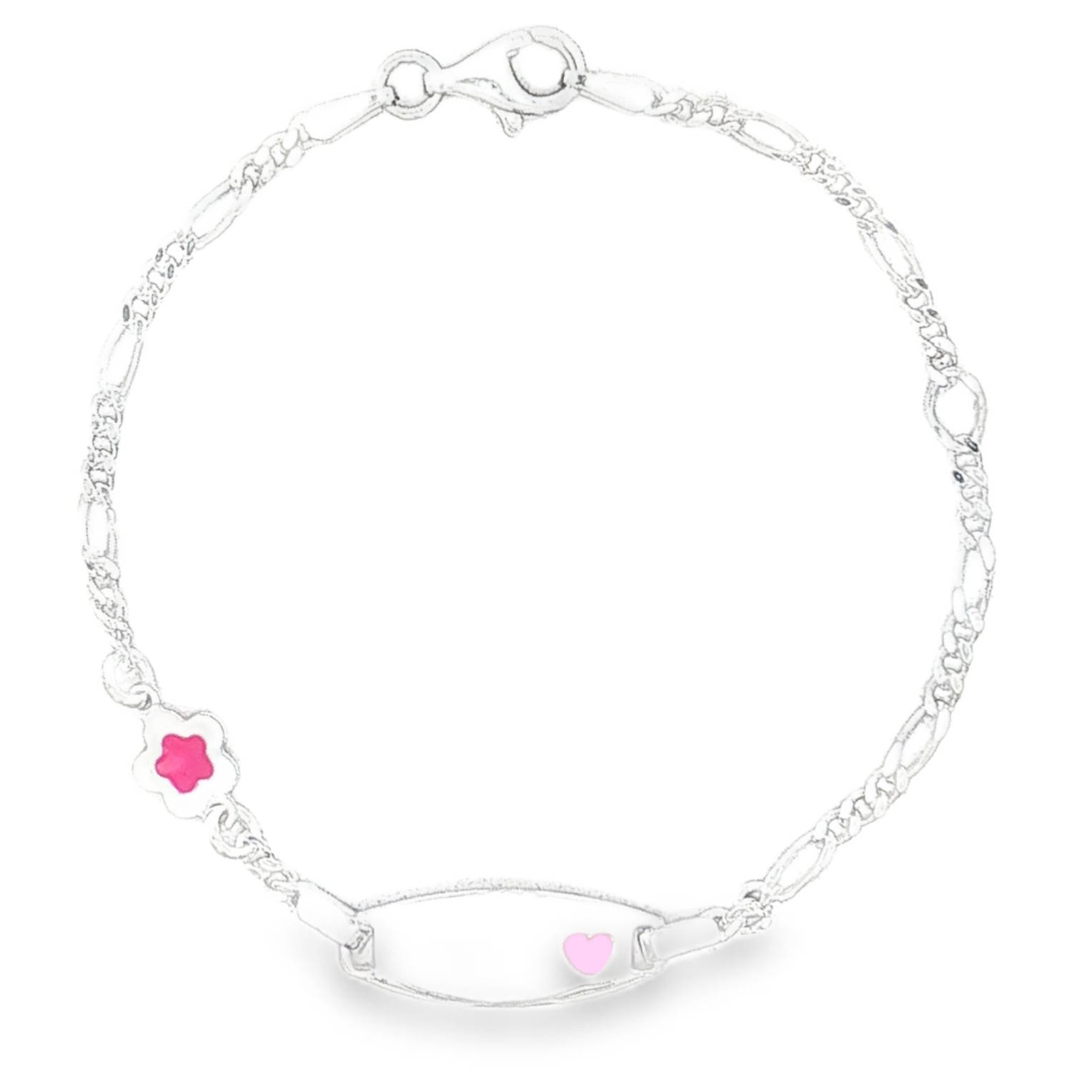 Ce bracelet chaîne en argent 925/000 est une pièce délicate et pleine de charme.<br/>Un design raffiné où chaque détail est pensé pour apporter une touche d'élégance discrète.<br/>Le motif enfantin ajoute une note ludique et joyeuse. Coeur Adolescent Amour Enfant Femme Fille Fleurs Gravure Indémodable Nature Ce bracelet chaîne en argent 925/000 est une pièce délicate et pleine de charme.<br/>Un design raffiné où chaque détail est pensé pour apporter une touche d'élégance discrète.<br/>Le motif enfantin ajoute une note ludique et joyeuse. Coeur Adolescent Amour Enfant Femme Fille Fleurs Gravure Indémodable Nature