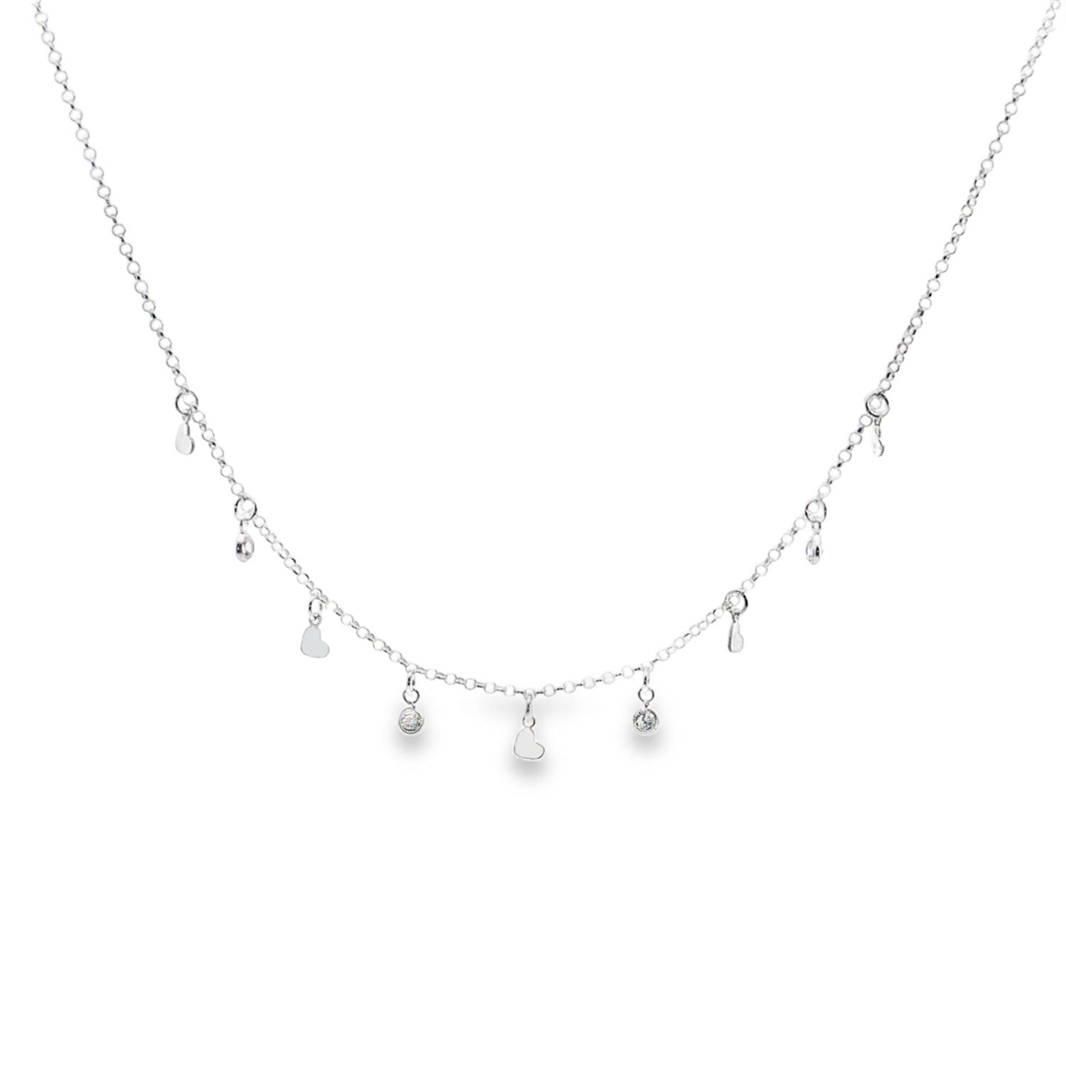 Ce collier de charme délicat en argent 925/000 présente un design aérien et raffiné.<br/>Les breloques scintillantes en oxyde de zirconium, taillées en brillant, captent subtilement la lumière.<br/>L'éclat discret du zirconium rehausse l'élégance de ce bijou, idéal pour ajouter une touche de sophistication discrète à votre allure. Coeur Strass Adolescent Adulte Amour Femme Fille Indémodable Ce collier de charme délicat en argent 925/000 présente un design aérien et raffiné.<br/>Les breloques scintillantes en oxyde de zirconium, taillées en brillant, captent subtilement la lumière.<br/>L'éclat discret du zirconium rehausse l'élégance de ce bijou, idéal pour ajouter une touche de sophistication discrète à votre allure. Coeur Strass Adolescent Adulte Amour Femme Fille Indémodable