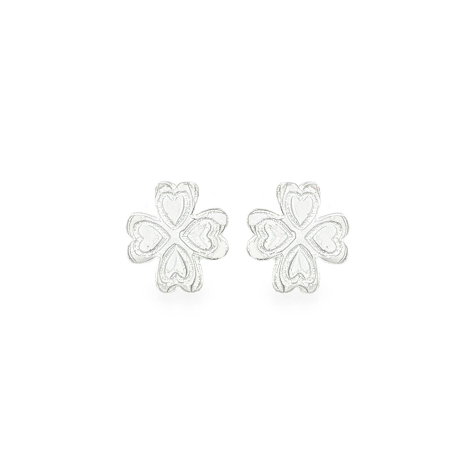 Ces élégantes boucles d'oreilles de type puces sont confectionnées en argent 925/000 de haute qualité, arborant une finition polie miroir pour un éclat exceptionnel.<br/> Chaque pièce présente un motif de trèfle à quatre feuilles offrant une symétrie parfaite et un design intemporel. Le style minimaliste et la teinte blanc argenté apportent une touche de sophistication moderne, idéale pour sublimer une tenue quotidienne avec raffinement, élégance naturelle et chance. Puce Trèfle Adolescent Adulte Enfant Femme Fille Indémodable Nature Symboles Ces élégantes boucles d'oreilles de type puces sont confectionnées en argent 925/000 de haute qualité, arborant une finition polie miroir pour un éclat exceptionnel.<br/> Chaque pièce présente un motif de trèfle à quatre feuilles offrant une symétrie parfaite et un design intemporel. Le style minimaliste et la teinte blanc argenté apportent une touche de sophistication moderne, idéale pour sublimer une tenue quotidienne avec raffinement, élégance naturelle et chance. Puce Trèfle Adolescent Adulte Enfant Femme Fille Indémodable Nature Symboles