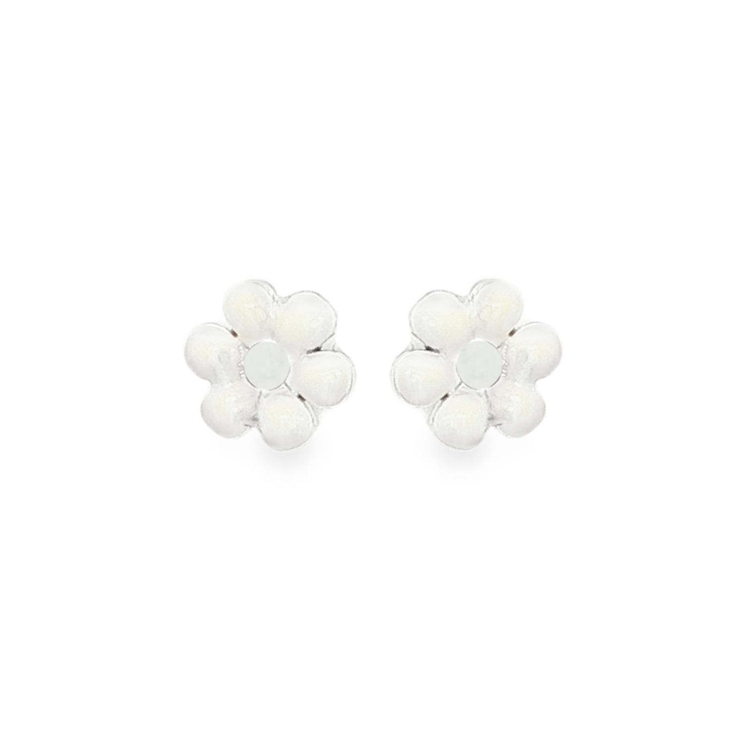 Ces élégantes boucles d'oreilles de type puces sont confectionnées en argent 925/000, offrant une finition polie et éclatante.<br/>Le design présente une forme de fleur émaillée de blanc.<br/>Idéales pour les enfants mais aussi pour les plus grandes.
Puce Adolescent Adulte Enfant Femme Fille Fleurs Indémodable Nature Ces élégantes boucles d'oreilles de type puces sont confectionnées en argent 925/000, offrant une finition polie et éclatante.<br/>Le design présente une forme de fleur émaillée de blanc.<br/>Idéales pour les enfants mais aussi pour les plus grandes.
Puce Adolescent Adulte Enfant Femme Fille Fleurs Indémodable Nature