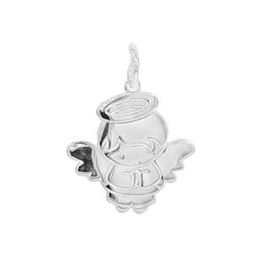 Ravissant pendentif en argent 925 représentant un ange suspendu délicatement. Ce bijou fin est parfait pour ajouter une touche de grâce et d'innocence à votre quotidien. Un symbole céleste à porter près de votre cœur.