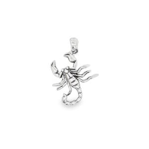 Ce pendentif en argent 925/000 représente un scorpion finement détaillé. Le design complexe et la finition argentée brillante en font un accessoire idéal pour ajouter une touche audacieuse à votre style. Un symbole de transformation et de protection, ce pendentif est parfait pour ceux qui cherchent à exprimer leur force intérieure. Le cadeau parfait pour Halloween.