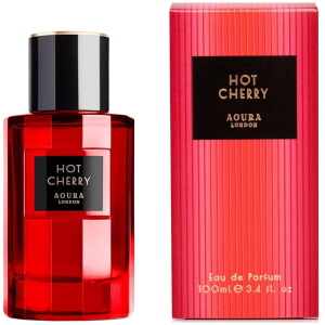 Eau de parfum Hot cherry de Aoura. Sentez-vous audacieuse et confidentielle avec l'Eau de Parfum Aoura Hot Cherry. Cette fragrance énergétique capture l'esprit de la cerise chaude, alliant douceur et intensité pour une signature olfactive inoubliable.