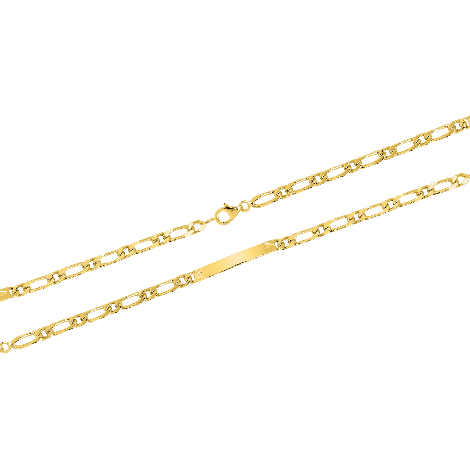 Bracelet gourmette composé d'une chaîne et d'une plaque personnalisable en plaqué or jaune 18 carats. Adolescent Adulte Femme Fille Gravure Indémodable Bracelet gourmette composé d'une chaîne et d'une plaque personnalisable en plaqué or jaune 18 carats. Adolescent Adulte Femme Fille Gravure Indémodable