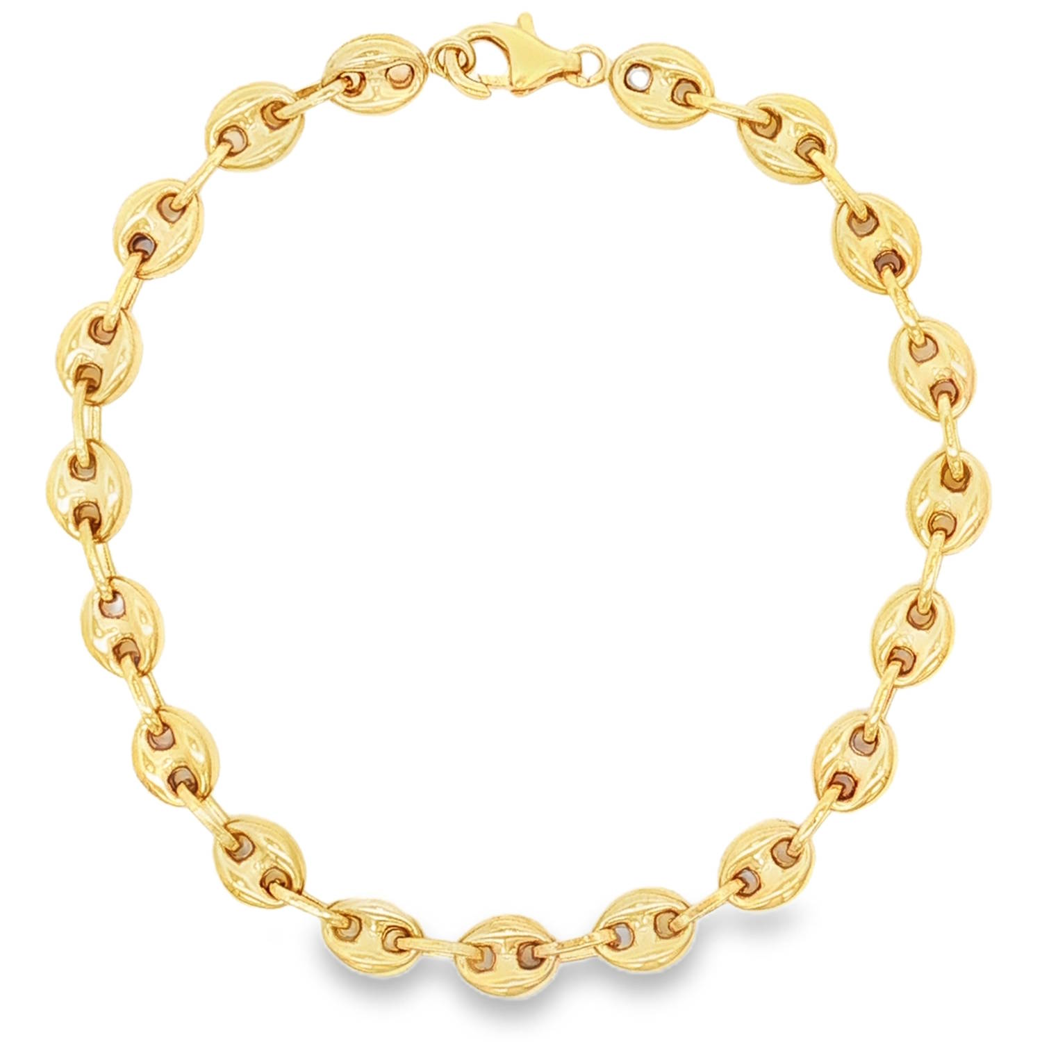 Rehaussez votre style avec ce magnifique bracelet chaîne en plaqué or jaune 18 carats.<br/>Conçu avec des maillons grains de café robustes et brillants, ce bracelet incarne l'élégance intemporelle et le savoir-faire artisanal exceptionnel.<br/>Un accessoire précieux qui ajoutera une touche de luxe à toutes vos tenues. Grain de café Adolescent Adulte Garçon Homme Indémodable Rehaussez votre style avec ce magnifique bracelet chaîne en plaqué or jaune 18 carats.<br/>Conçu avec des maillons grains de café robustes et brillants, ce bracelet incarne l'élégance intemporelle et le savoir-faire artisanal exceptionnel.<br/>Un accessoire précieux qui ajoutera une touche de luxe à toutes vos tenues. Grain de café Adolescent Adulte Garçon Homme Indémodable