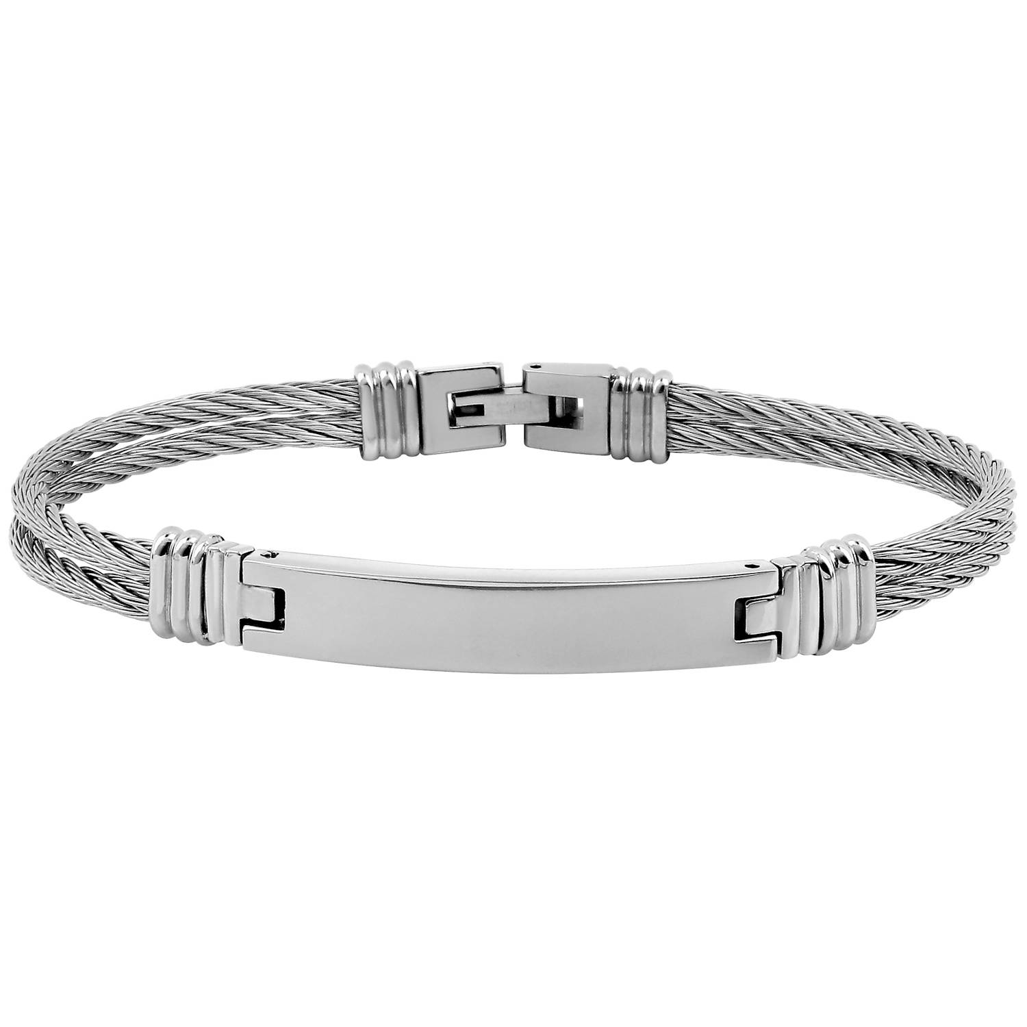 Affirmez votre style avec ce bracelet jonc moderne.<br/>Ce bracelet mise sur une esthétique minimaliste et sophistiquée.<br/>Un accessoire de mode idéal pour compléter votre look.<br/>Personnalisez ce bijou avec un message, prénoms ou initiales. Adolescent Adulte Garçon Gravure Homme Indémodable Affirmez votre style avec ce bracelet jonc moderne.<br/>Ce bracelet mise sur une esthétique minimaliste et sophistiquée.<br/>Un accessoire de mode idéal pour compléter votre look.<br/>Personnalisez ce bijou avec un message, prénoms ou initiales. Adolescent Adulte Garçon Gravure Homme Indémodable
